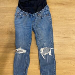 Abercrombie & Fitch Blue Boyfriend Jeans